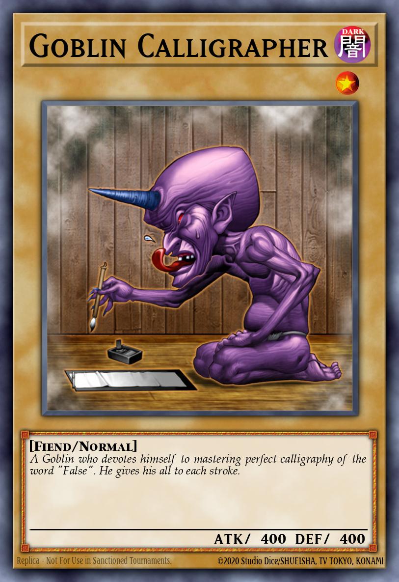 [DR3-EN004] Goblin Calligrapher