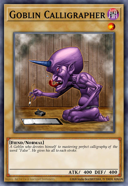 [SOD-EN004] Goblin Calligrapher