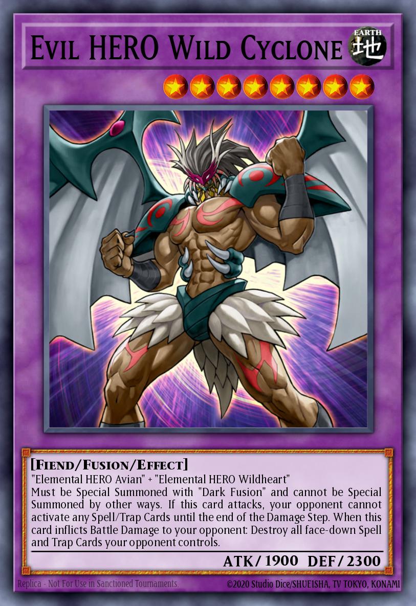 [LCGX-EN070] Evil HERO Wild Cyclone