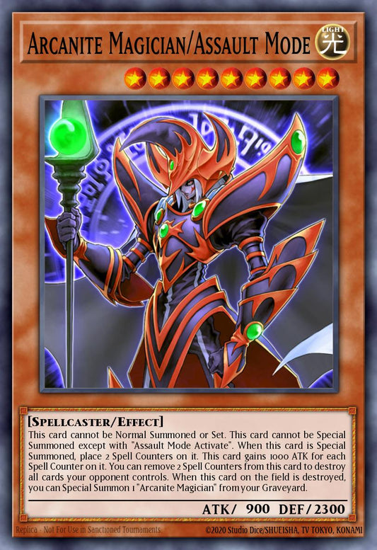 [CRMS-EN021] Arcanite Magician/Assault Mode