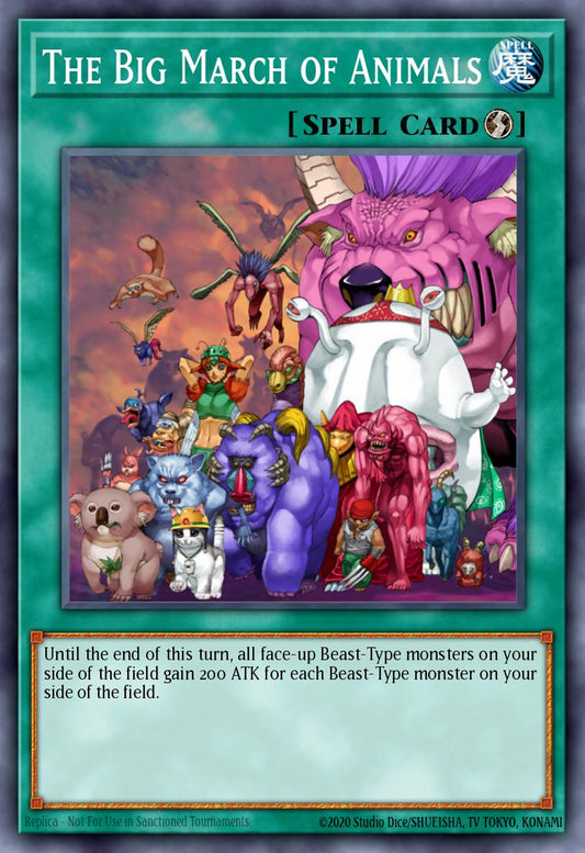 [DR3-EN168] The Big March of Animals