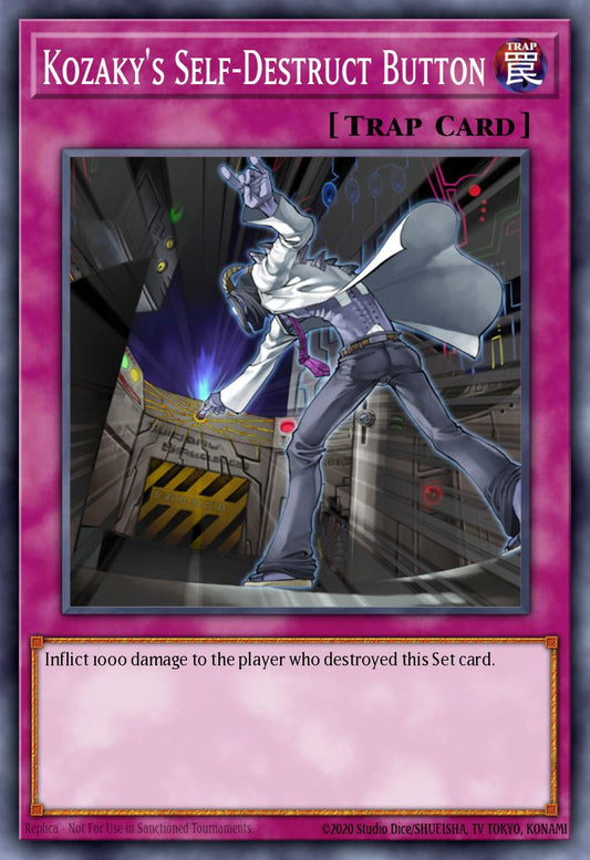 [DR3-EN232] Kozaky's Self-Destruct Button