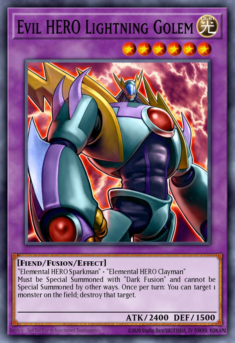 [LCGX-EN068] Evil HERO Lightning Golem