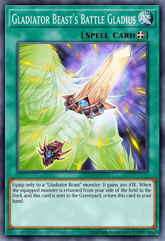 [GLAS-EN056] Gladiator Beast's Battle Gladius