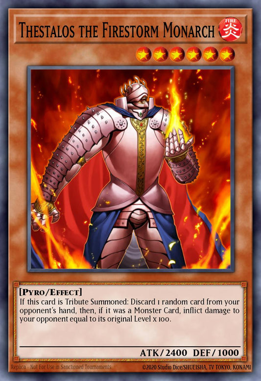 [DR3-EN081] Thestalos the Firestorm Monarch