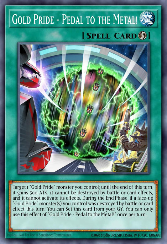 [CYAC-EN090] Gold Pride - Pedal to the Metal!