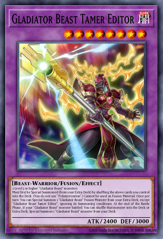 [MZTM-EN086] Gladiator Beast Tamer Editor