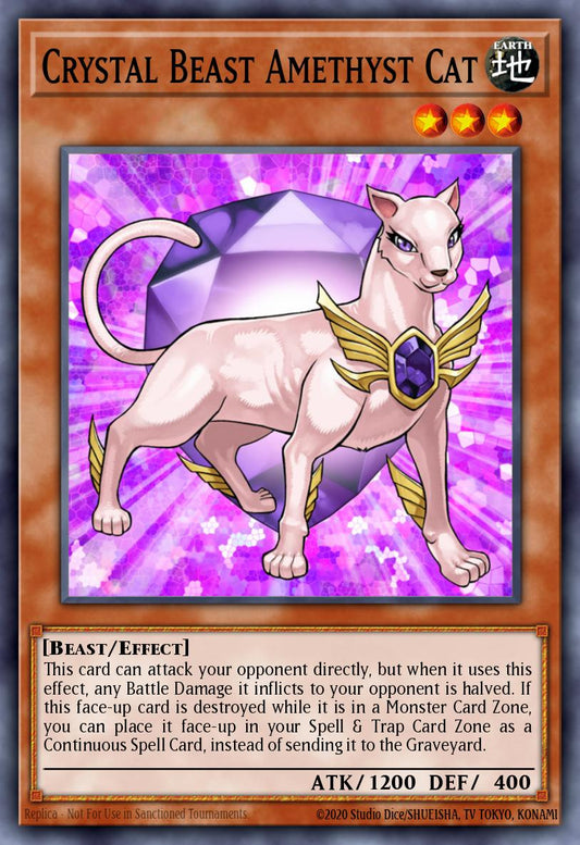 [LCGX-EN156] Crystal Beast Amethyst Cat