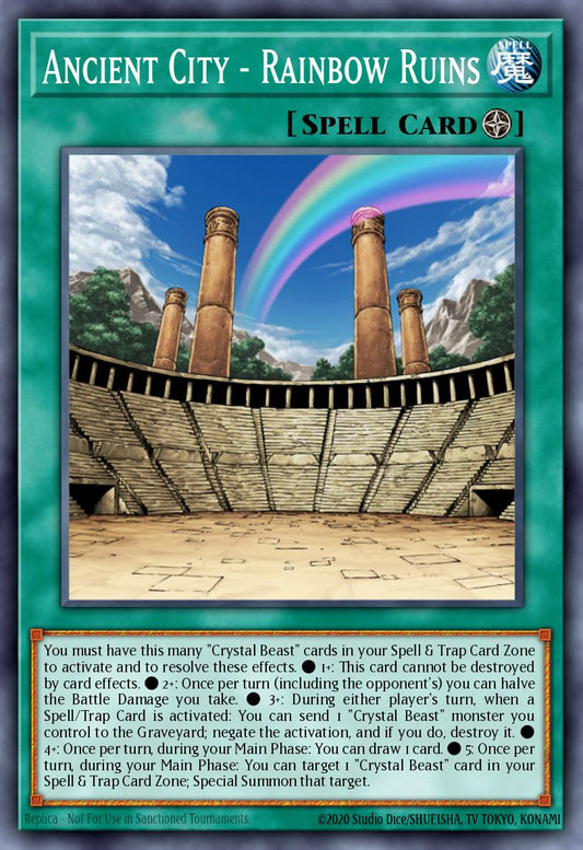 [LCGX-EN168] Ancient City - Rainbow Ruins
