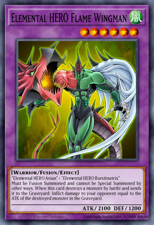[LCGX-EN045] Elemental HERO Flame Wingman