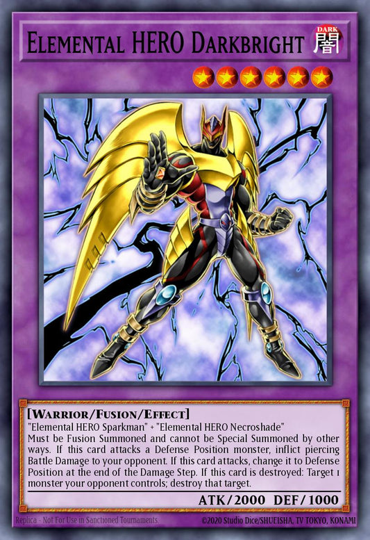 [TAEV-EN042] Elemental HERO Darkbright