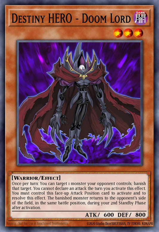 [LCGX-EN122] Destiny HERO - Doom Lord