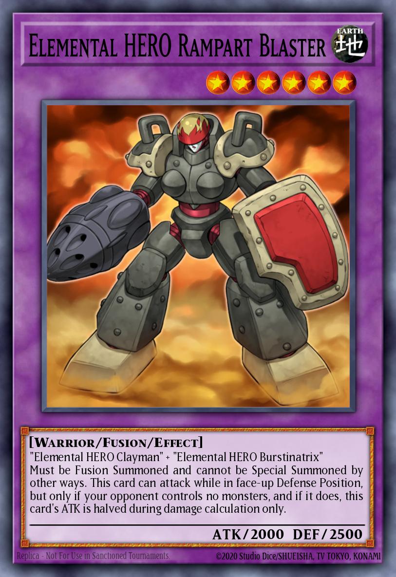 [LCGX-EN047] Elemental HERO Rampart Blaster