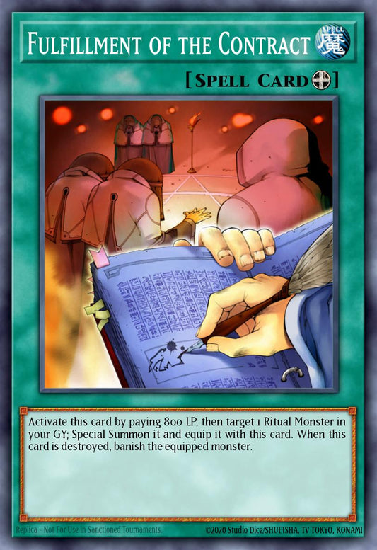 [DR3-EN166] Fulfillment of the Contract