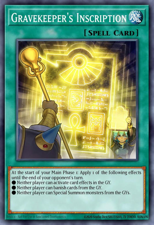 [PHHY-EN000] Gravekeeper's Inscription