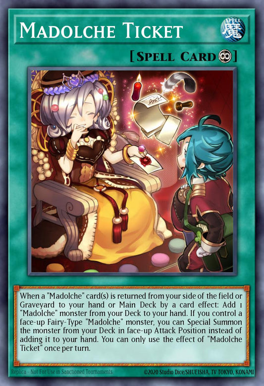 [OP15-PT036] Madolche Ticket
