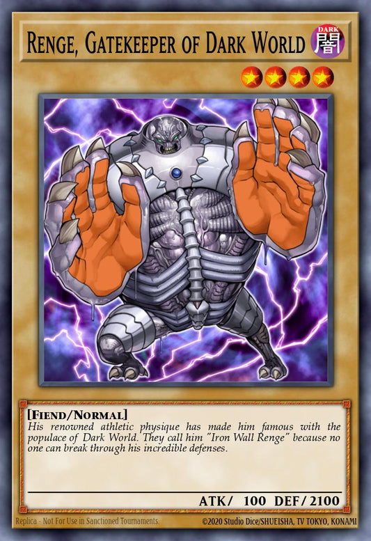 [5DS1-EN008] Renge, Gatekeeper of Dark World