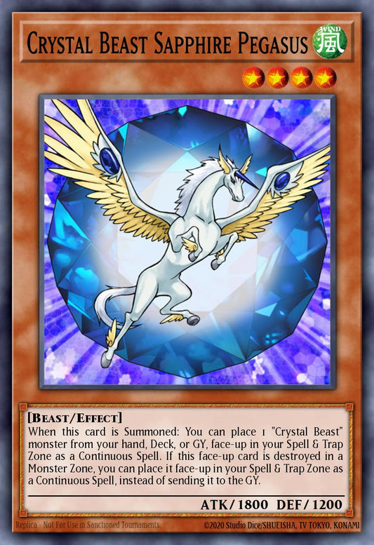 [LCGX-EN161] Crystal Beast Sapphire Pegasus