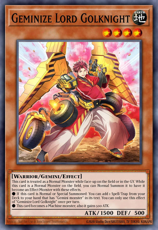 [BODE-EN032] Geminize Lord Golknight