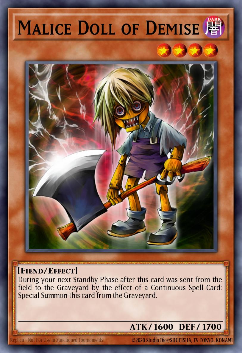 [DR3-EN018] Malice Doll of Demise