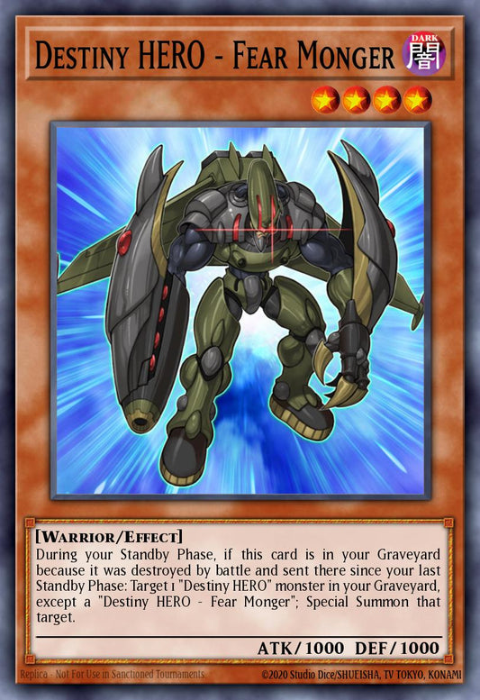 [LCGX-EN130] Destiny HERO - Fear Monger