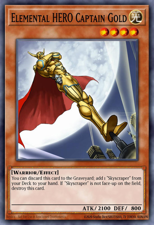 [GLD2-EN025] Elemental HERO Captain Gold