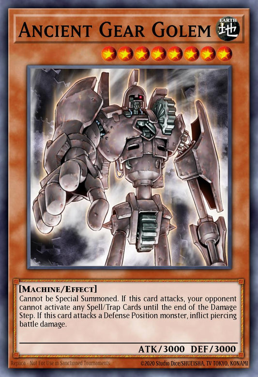 [DR3-EN186] Ancient Gear Golem