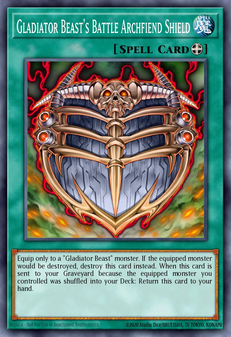 [AP03-EN022] Gladiator Beast's Battle Archfiend Shield