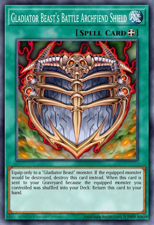[PTDN-EN060] Gladiator Beast's Battle Archfiend Shield