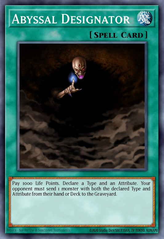 [DR3-EN040] Abyssal Designator