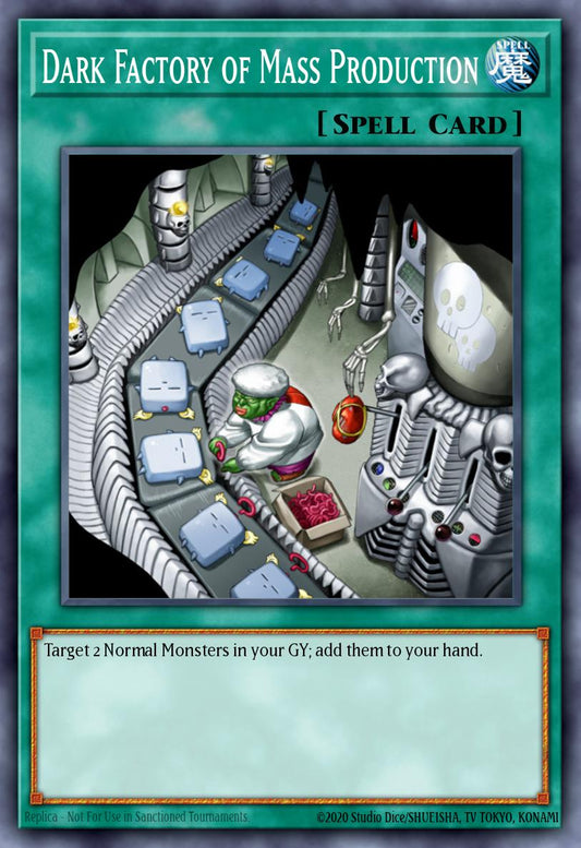 [DR3-EN037] Dark Factory of Mass Production