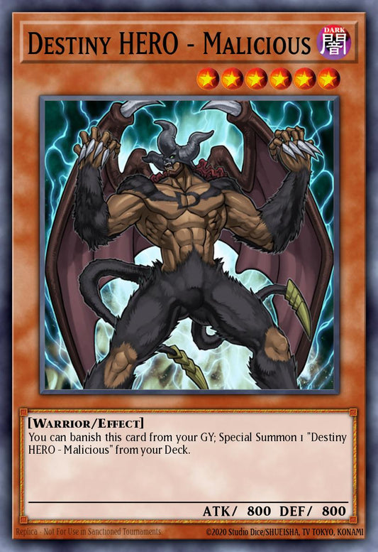 [LCGX-EN132] Destiny HERO - Malicious