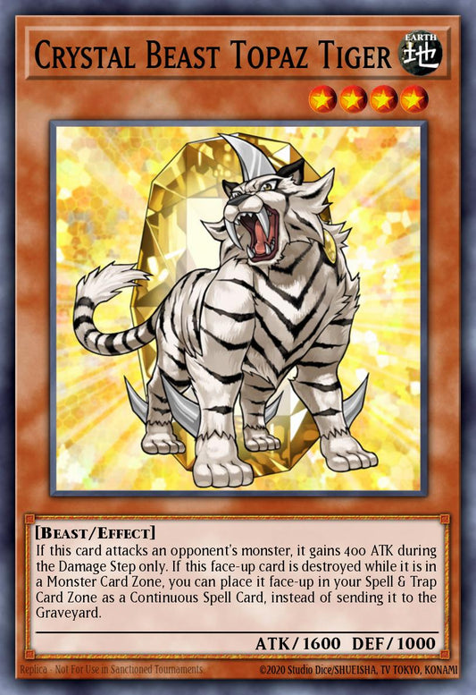 [LCGX-EN158] Crystal Beast Topaz Tiger