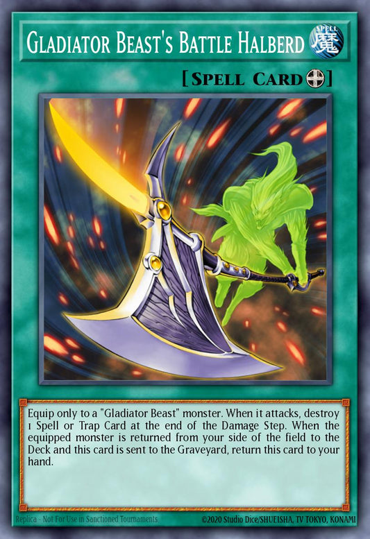 [GLAS-EN055] Gladiator Beast's Battle Halberd