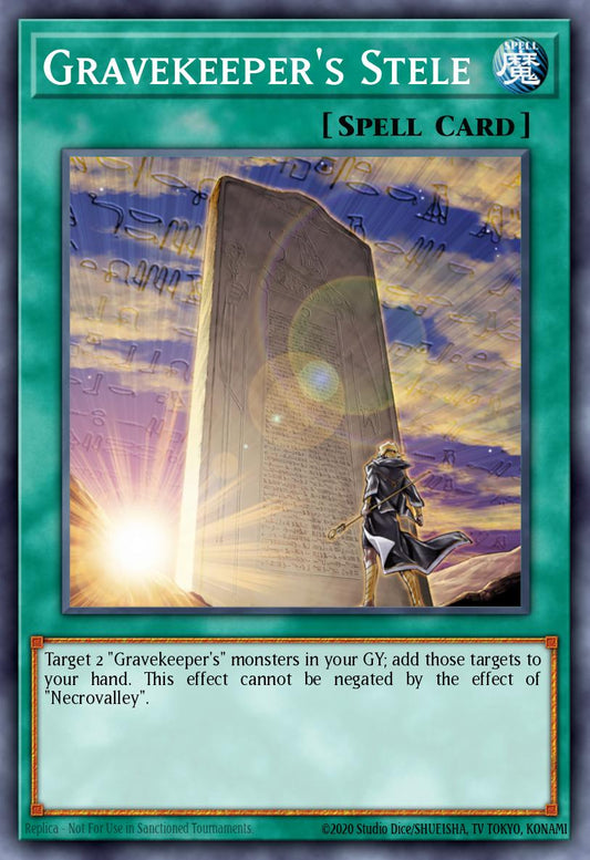 [STP1-EN018] Gravekeeper's Stele