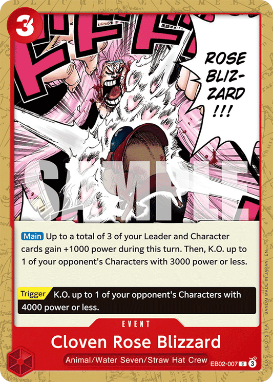 [EB02-007] Cloven Rose Blizzard