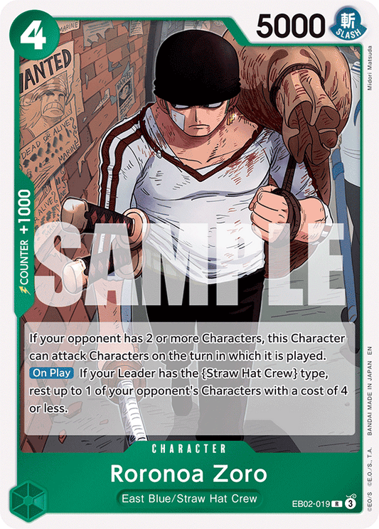 [EB02-019] Roronoa Zoro