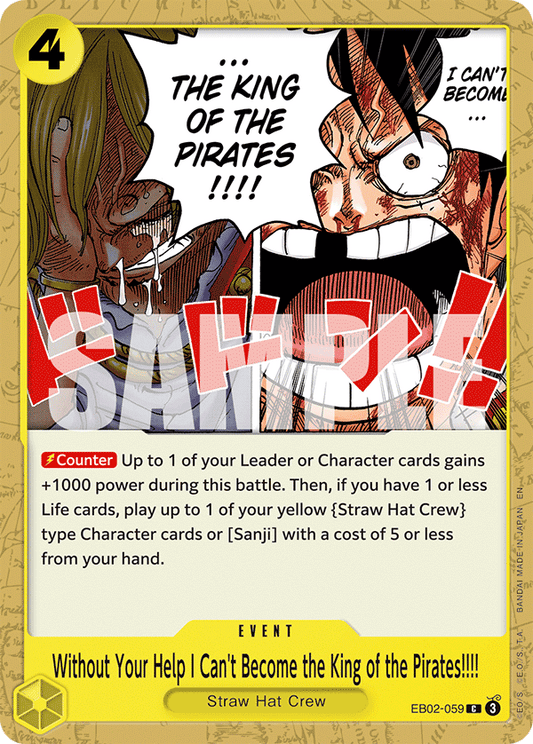 [EB02-059] Without Your Help I Can't Become the King of the Pirates!!!!
