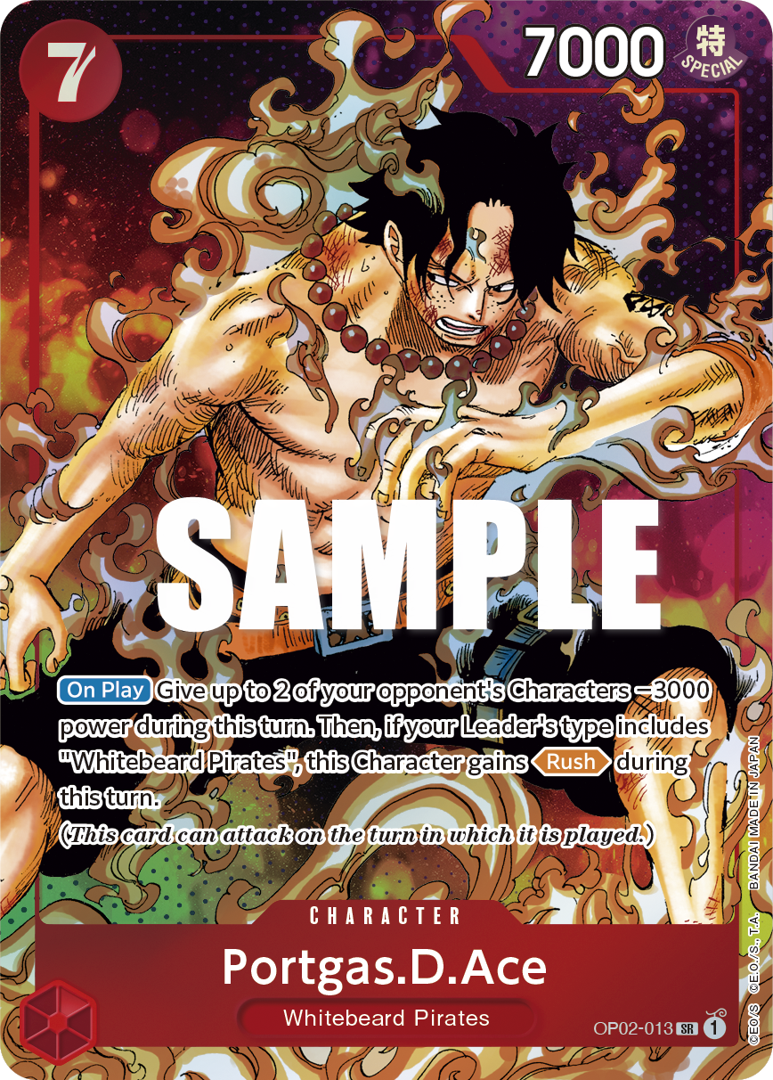 [OP02-013] Portgas.D.Ace V2