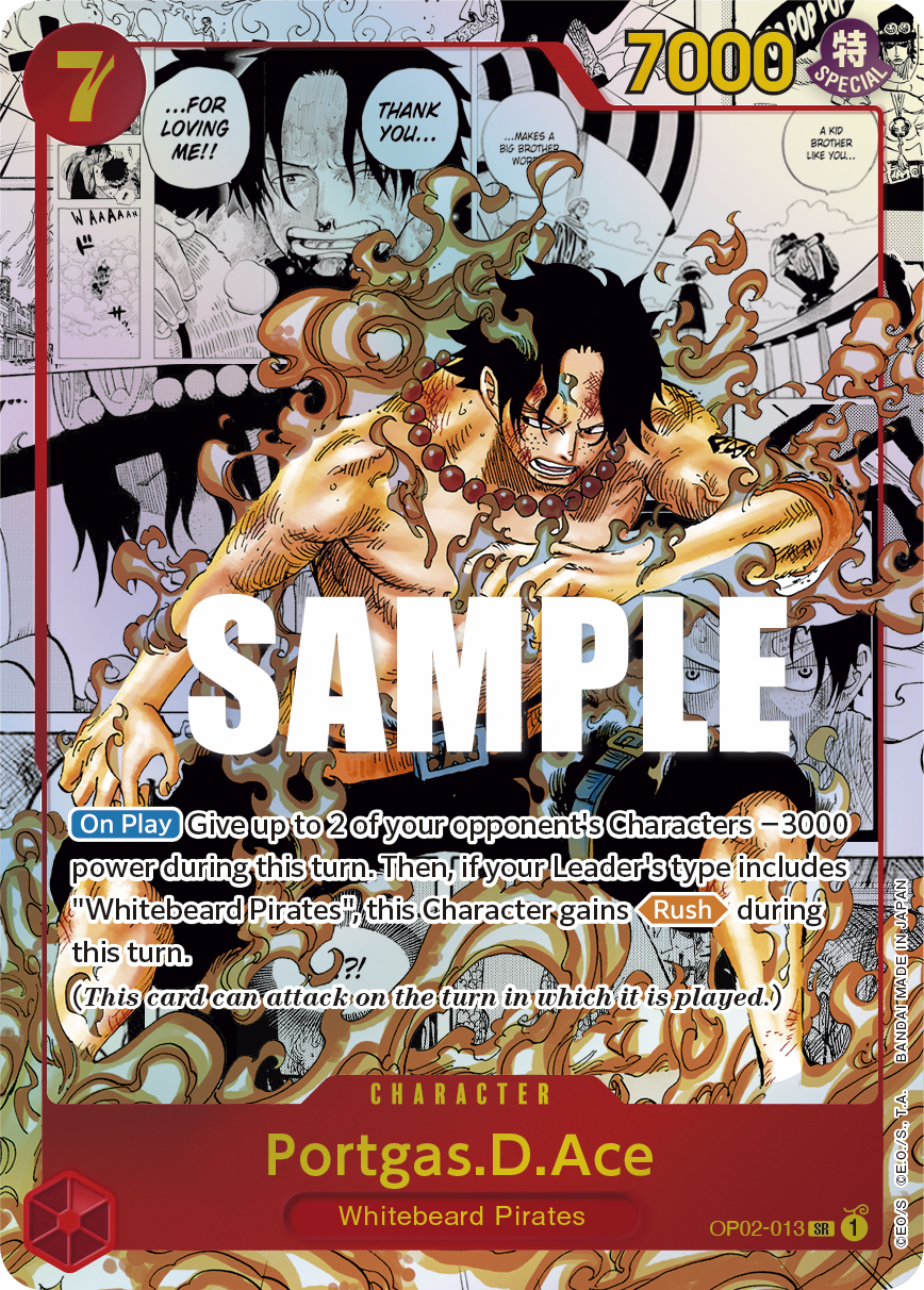 [OP02-013] Portgas.D.Ace V3