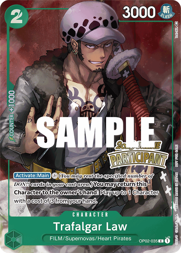 [OP02-035] Trafalgar Law V2