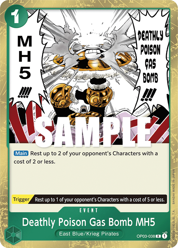 [OP03-038] Deathly Poison Gas Bomb MH5