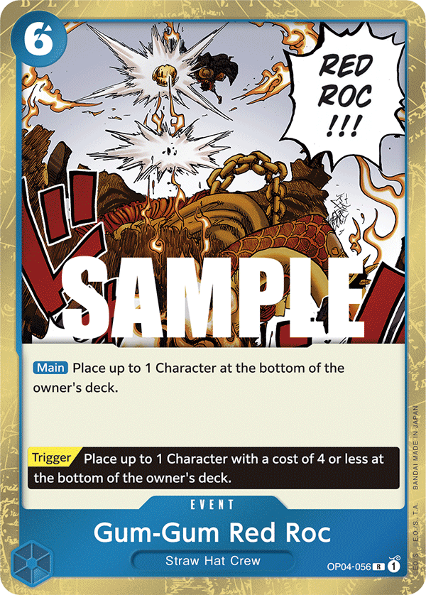 [OP04-056] Gum-Gum Red Roc