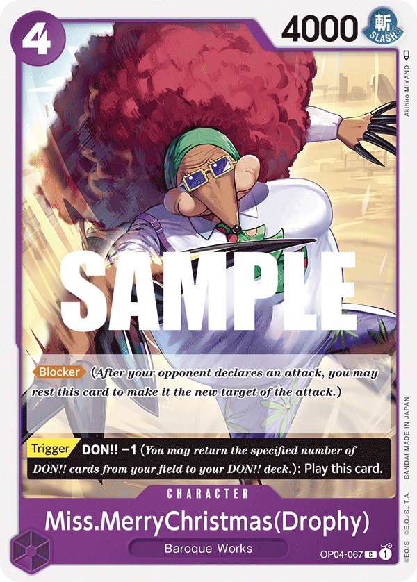 [OP04-067] Miss.MerryChristmas(Drophy)