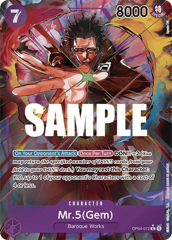 [OP04-072] Mr.5(Gem) V2