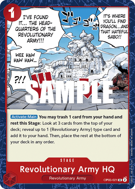 [OP05-021] Revolutionary Army HQ