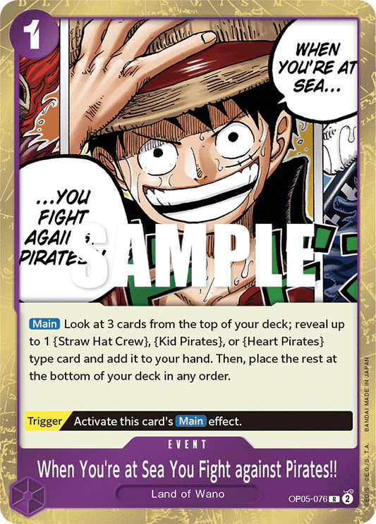 [OP05-076] When You're at Sea You Fight against Pirates!!