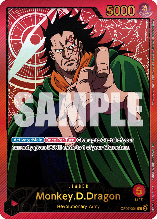 [OP07-001] Monkey.D.Dragon V3