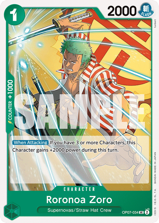 [OP07-034] Roronoa Zoro