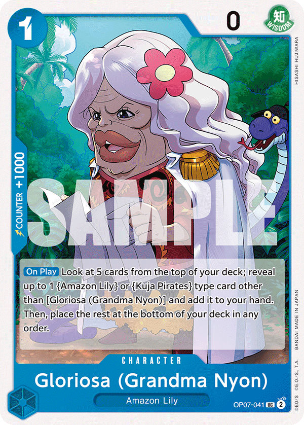 [OP07-041] Gloriosa (Grandma Nyon)